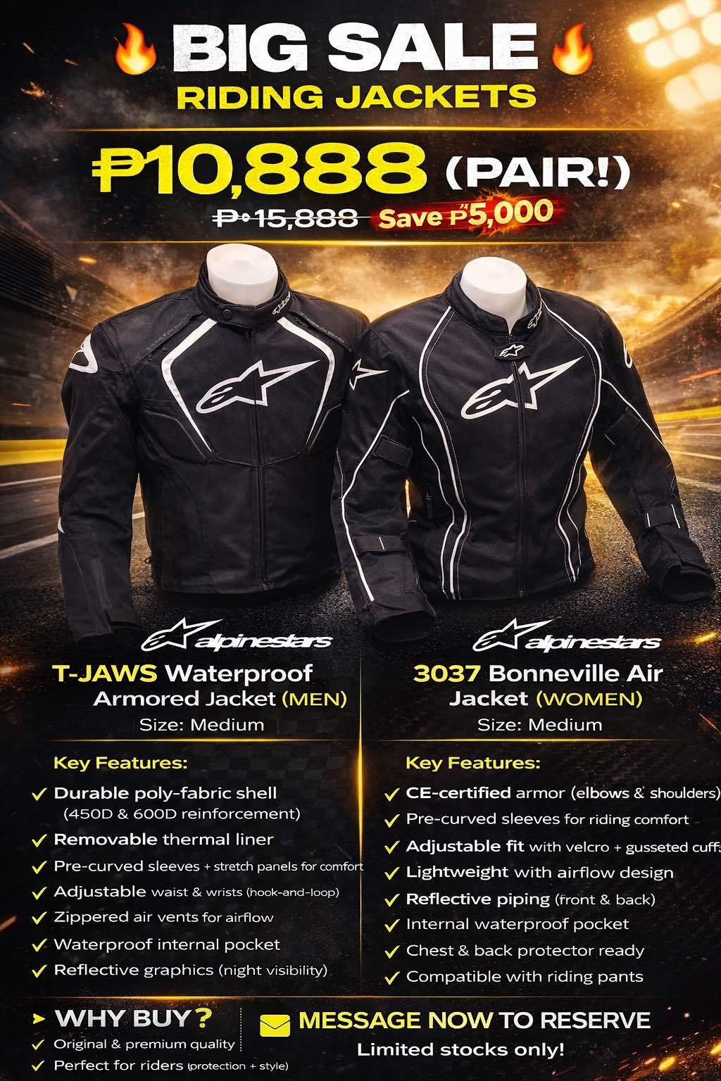 RYO RIDING JACKET - Coats & Jackets - Silang, Cavite | Facebook ...