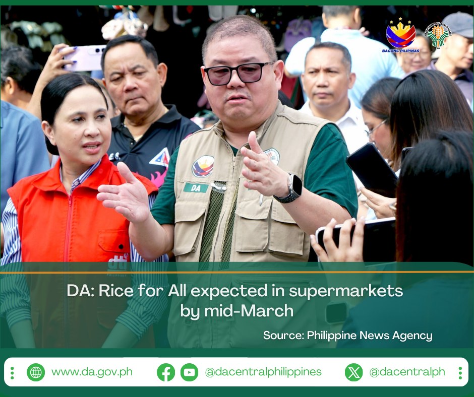Department of Agriculture - Philippines - #InTheNews || The Rice for ...