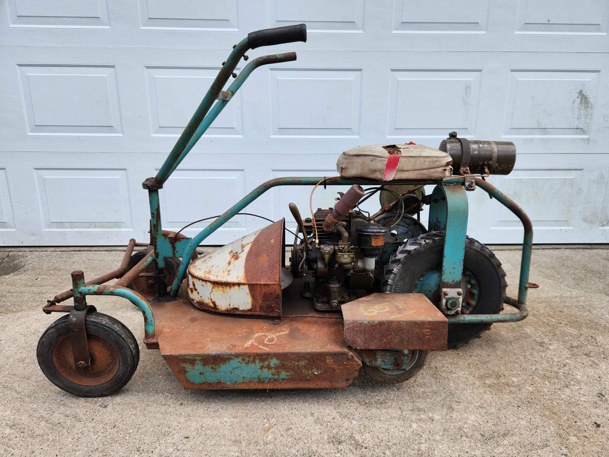 Fairbanks Morse Co 1940's-50's riding mower Root Manufacturing Co INC ...
