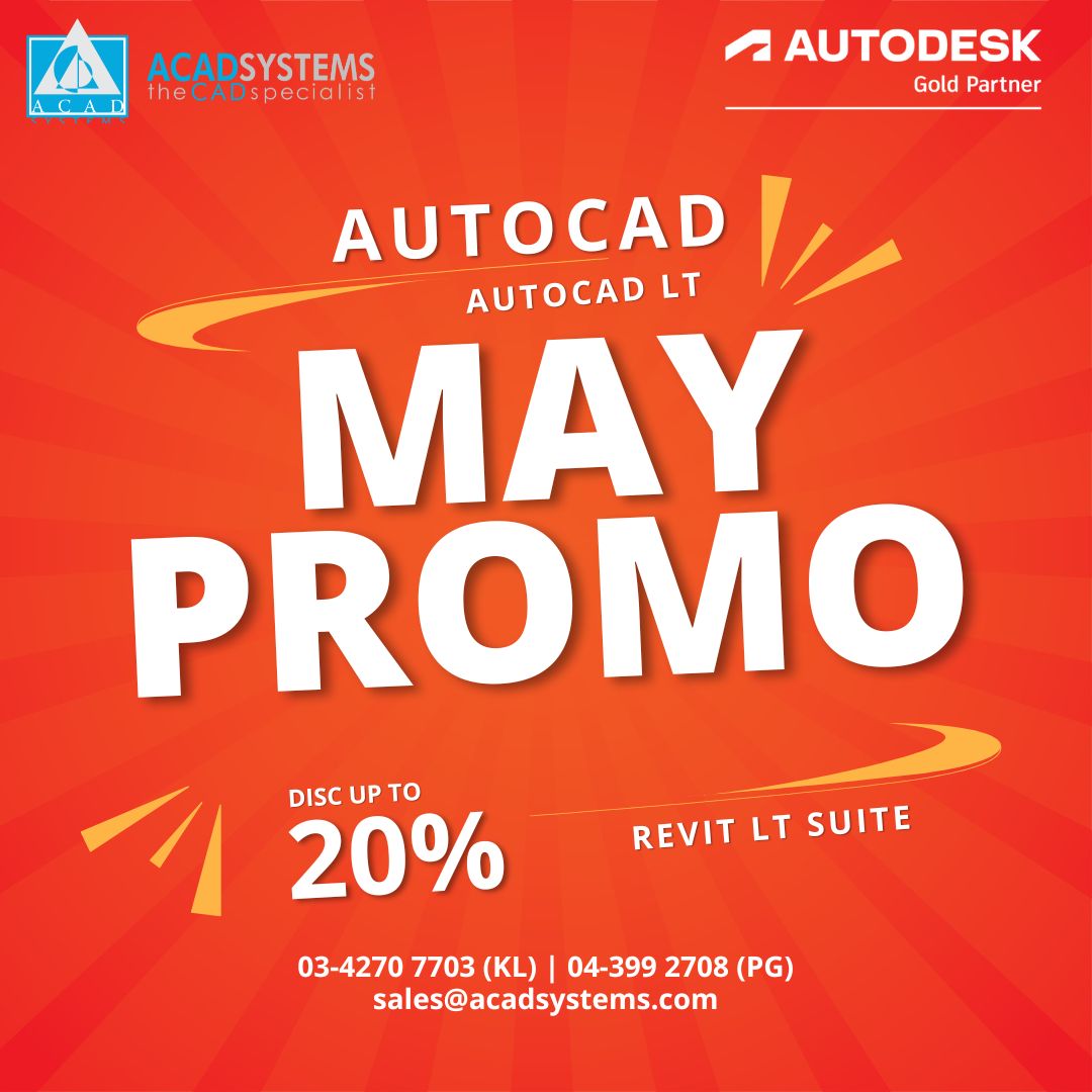 ACAD - AutoCAD Appreciation Week Promo May 2024 Save 20% on AutoCAD LT ...