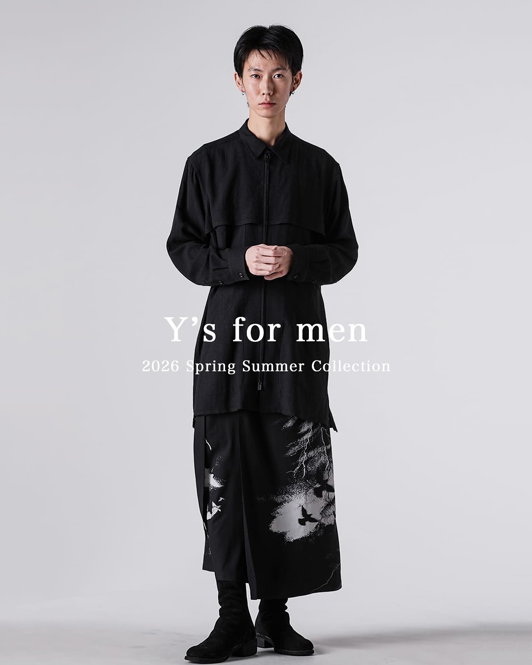 Y's for men 2026 Spring Summer Collection. New Arrivals
