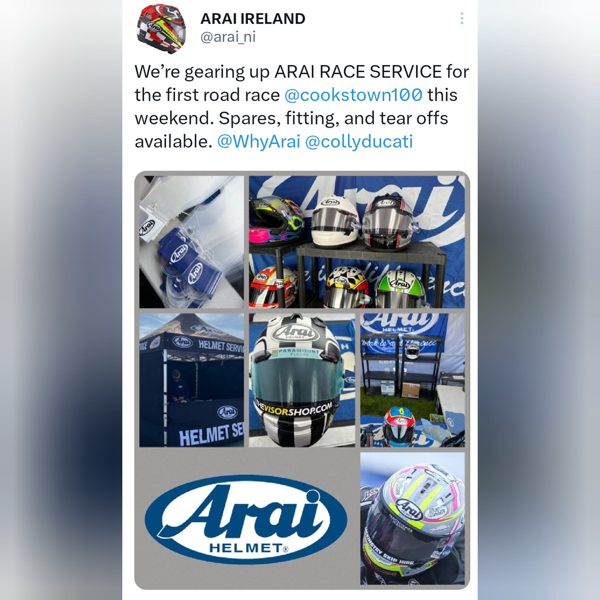 arai free helmet service to one of the other styles Arai VX-Pro4 Block Helmet Small