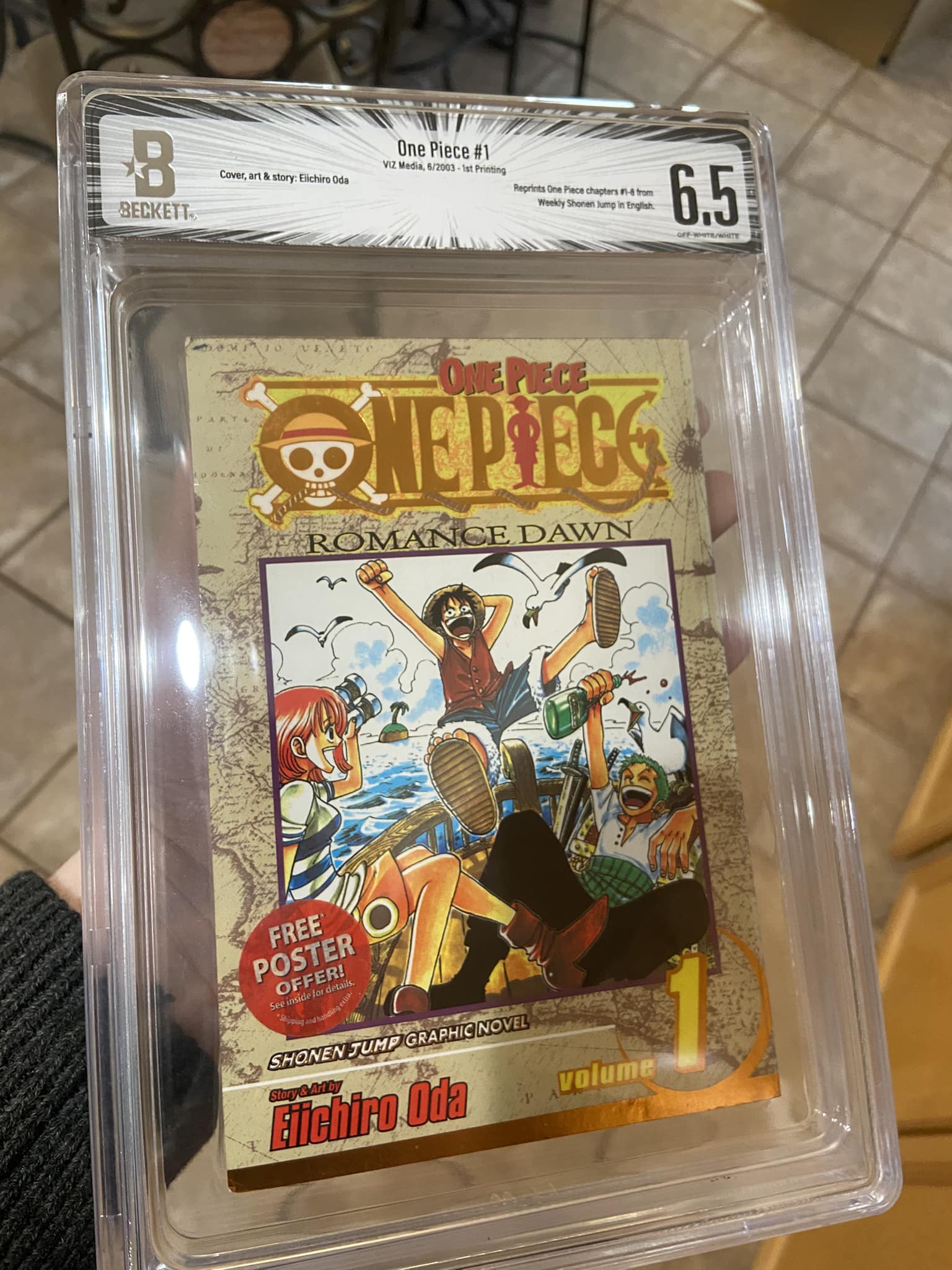 One Piece vol.1 first printing Japanese 1998