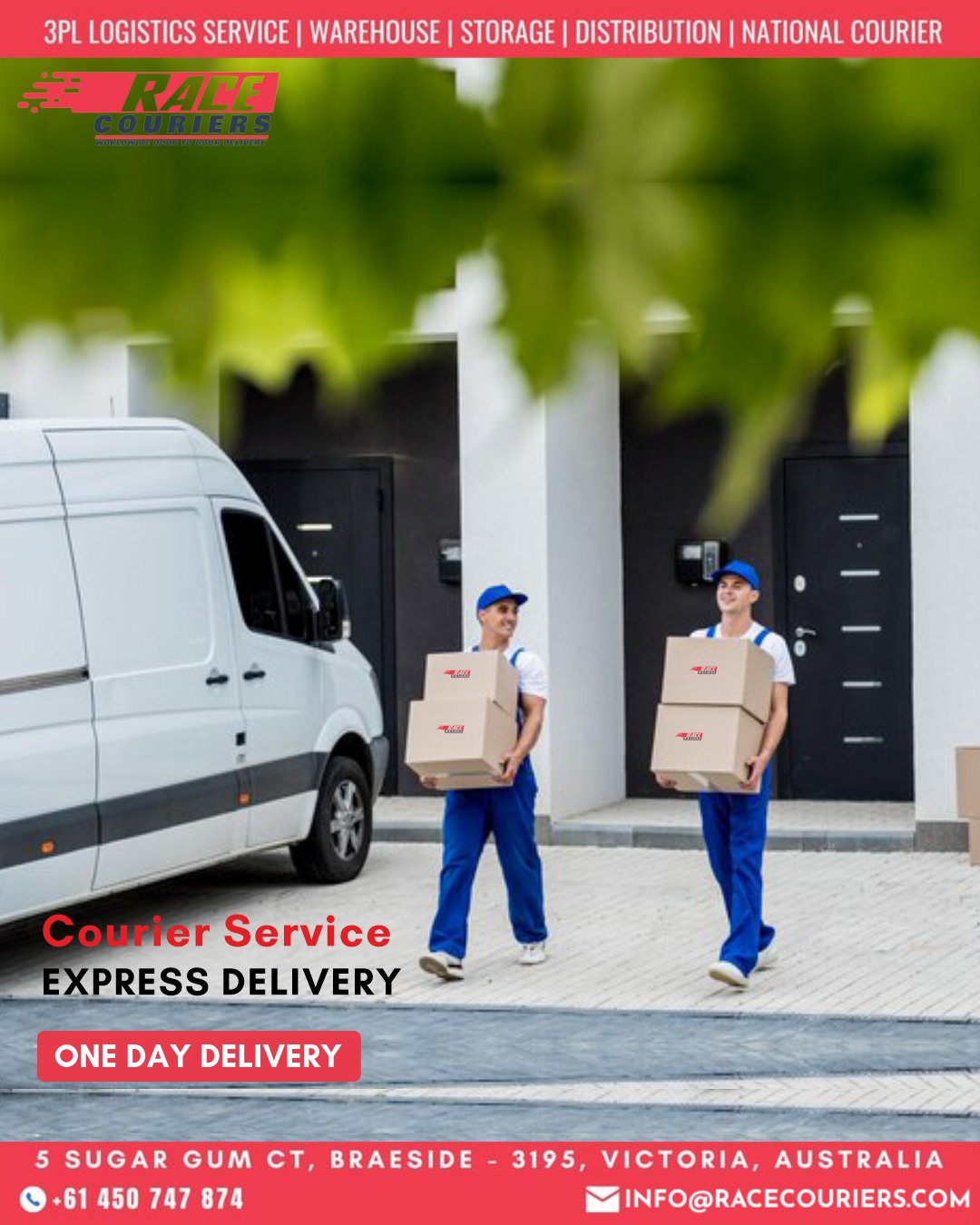 Race - Announcing the courier service that you cannot resist as it is ...