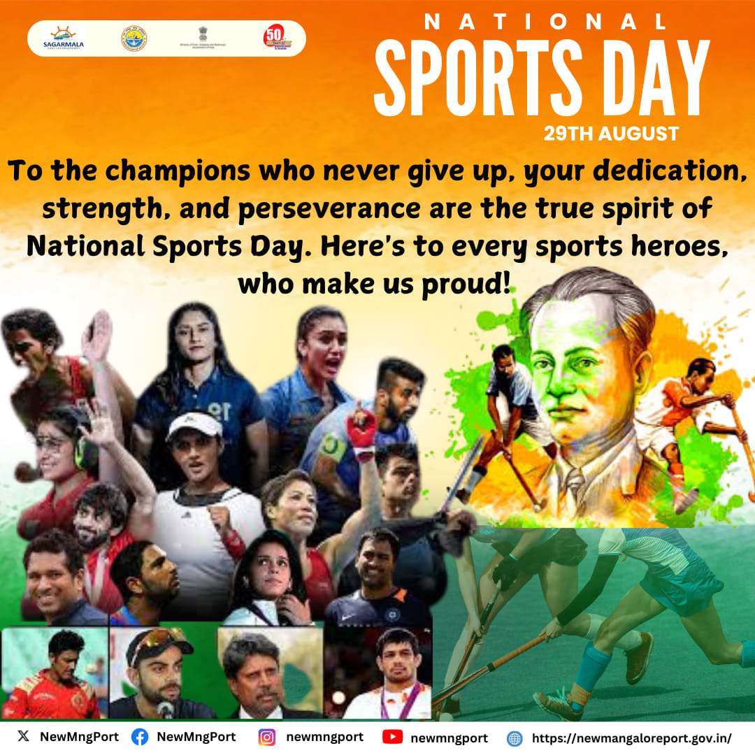 Celebrating National Sports Day! 🏅 Today, we honor the incredible ...