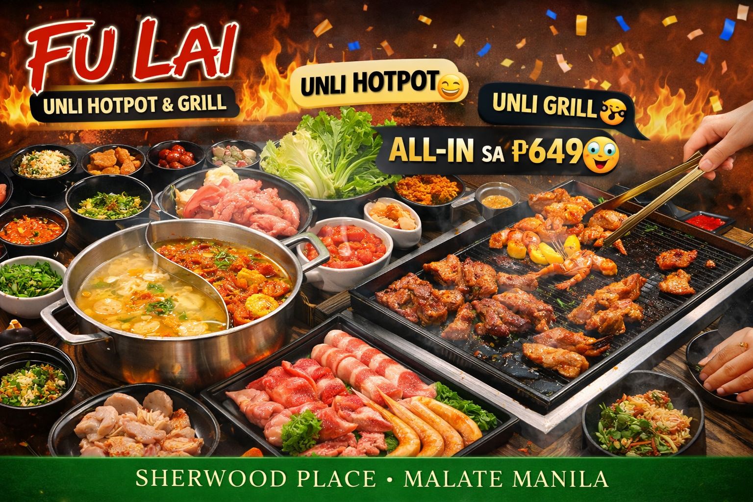 FU LAI Unli Hotpot & Grill | Manila