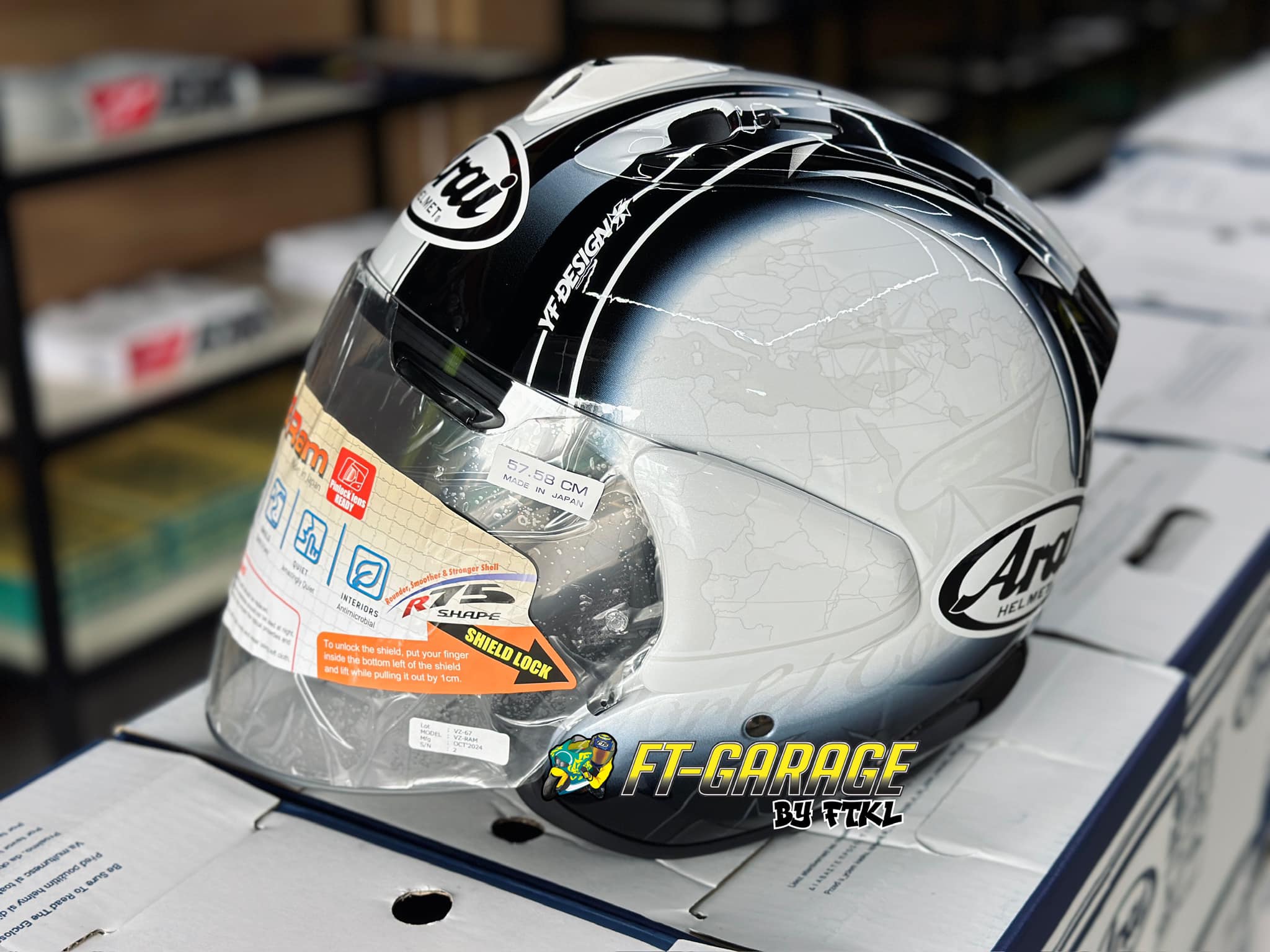 Arai vz ram in stock • Helmet harada tour white 🇯🇵 • Size