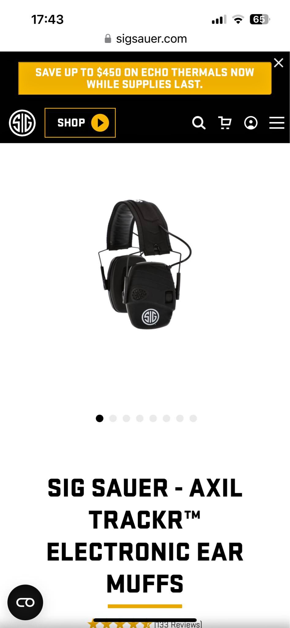 Sig Sauer Electronic Ear Protection - Headphones - Boise, Idaho ...