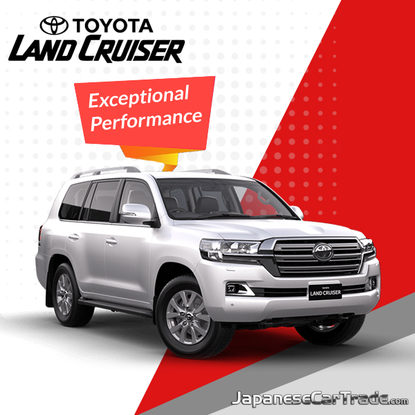 Wide Range of Japan Used Toyota Land Cruiser for Sale!! Browse