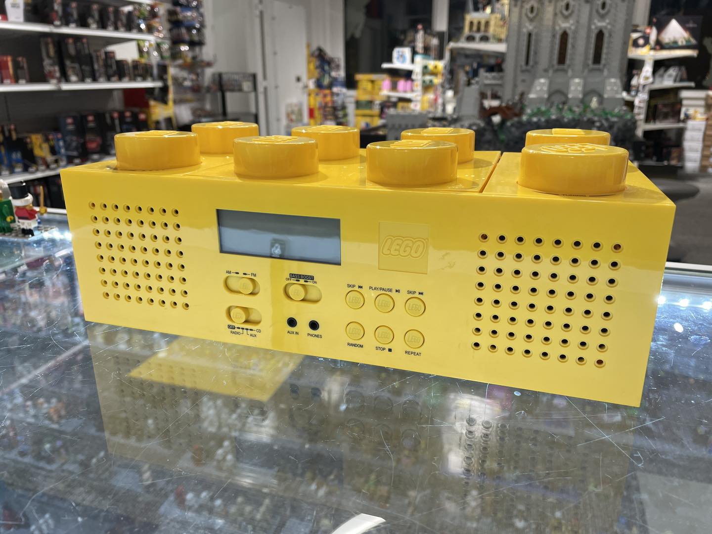 Collector finds rare 2001 LEGO CD player that stacks like bricks