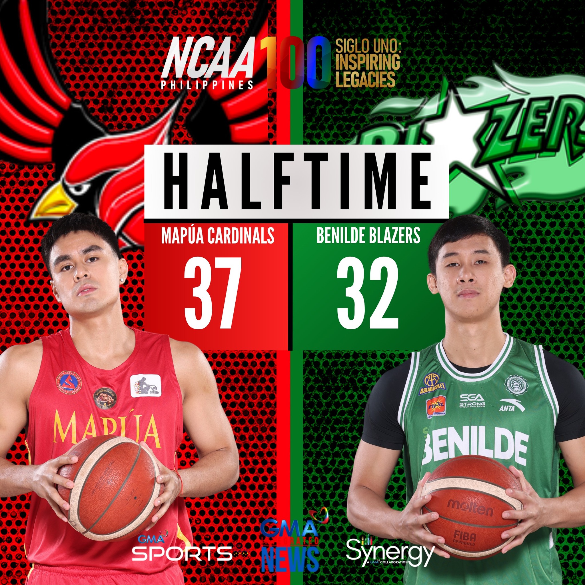 NCAA - HALFTIME: The Mapúa Cardinals hit the ground running and end the ...