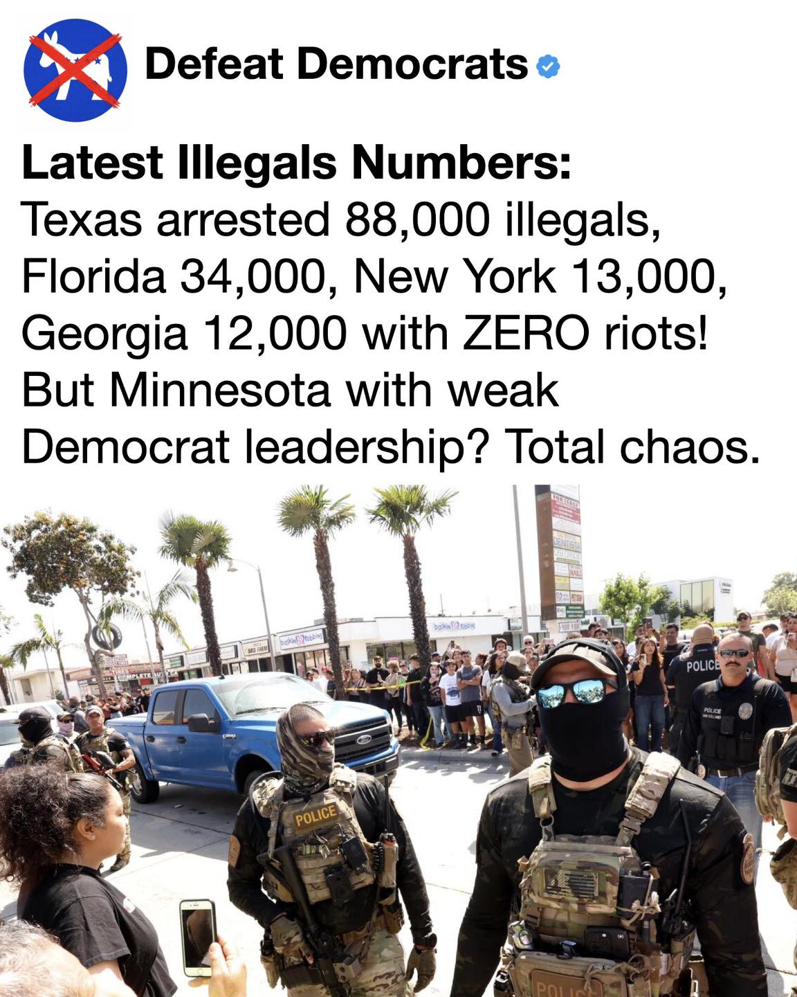 Defeat - Look at the contrast. States with real leadership enforced ...