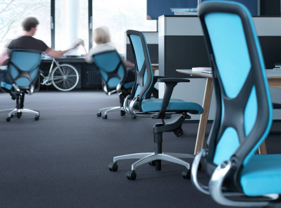Wilkhahn - When lined up in a row, the IN 3D office chair reveals ...