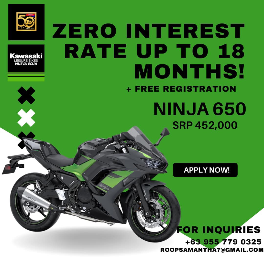 Zero interest rate up to 18months! + Free Registration for 3 years