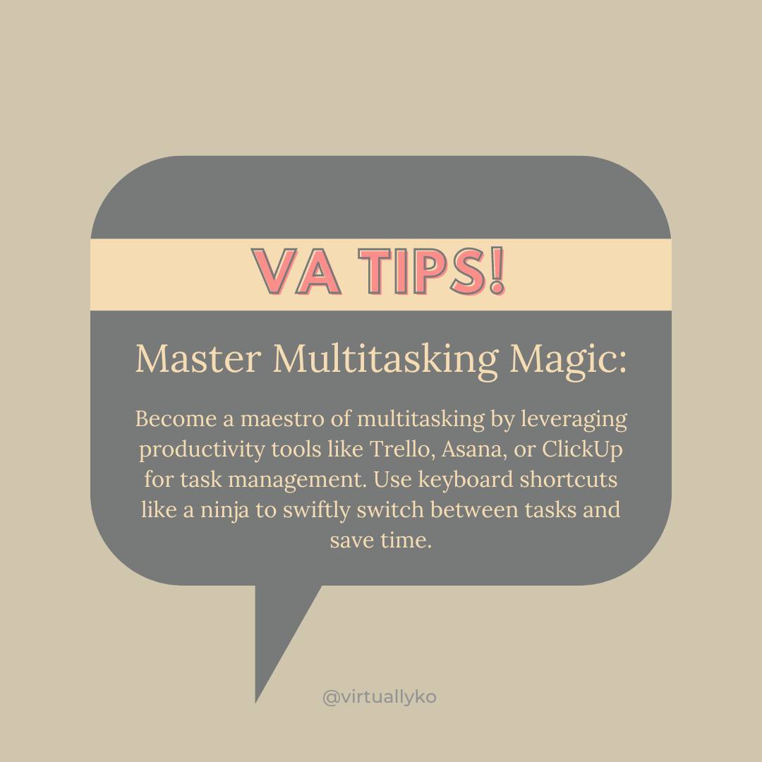 Virtually KO - Mastering multitasking like a pro! Using...