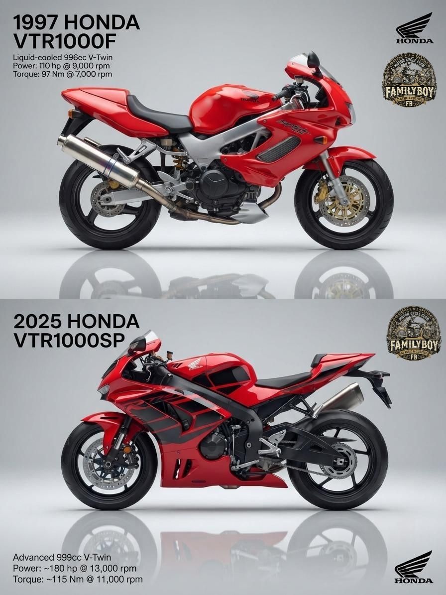 The VTR1000F FireStorm is the approachable gentleman of the pair