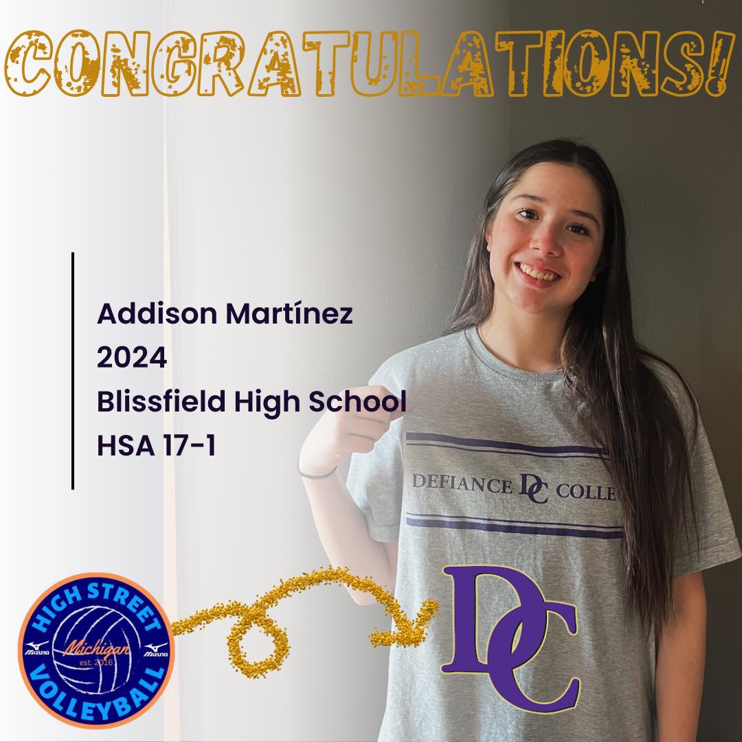 Congratulations to Addison... - High Street Athletics