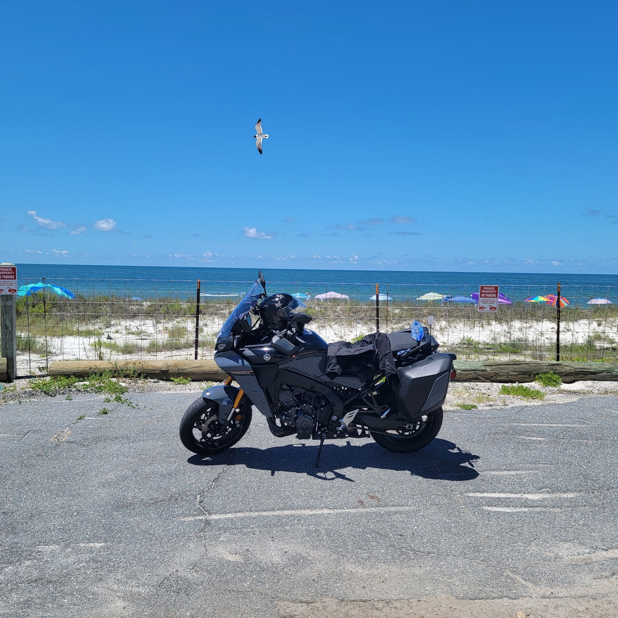 Iron Butt ride on Tracer 900 with hard saddlebags