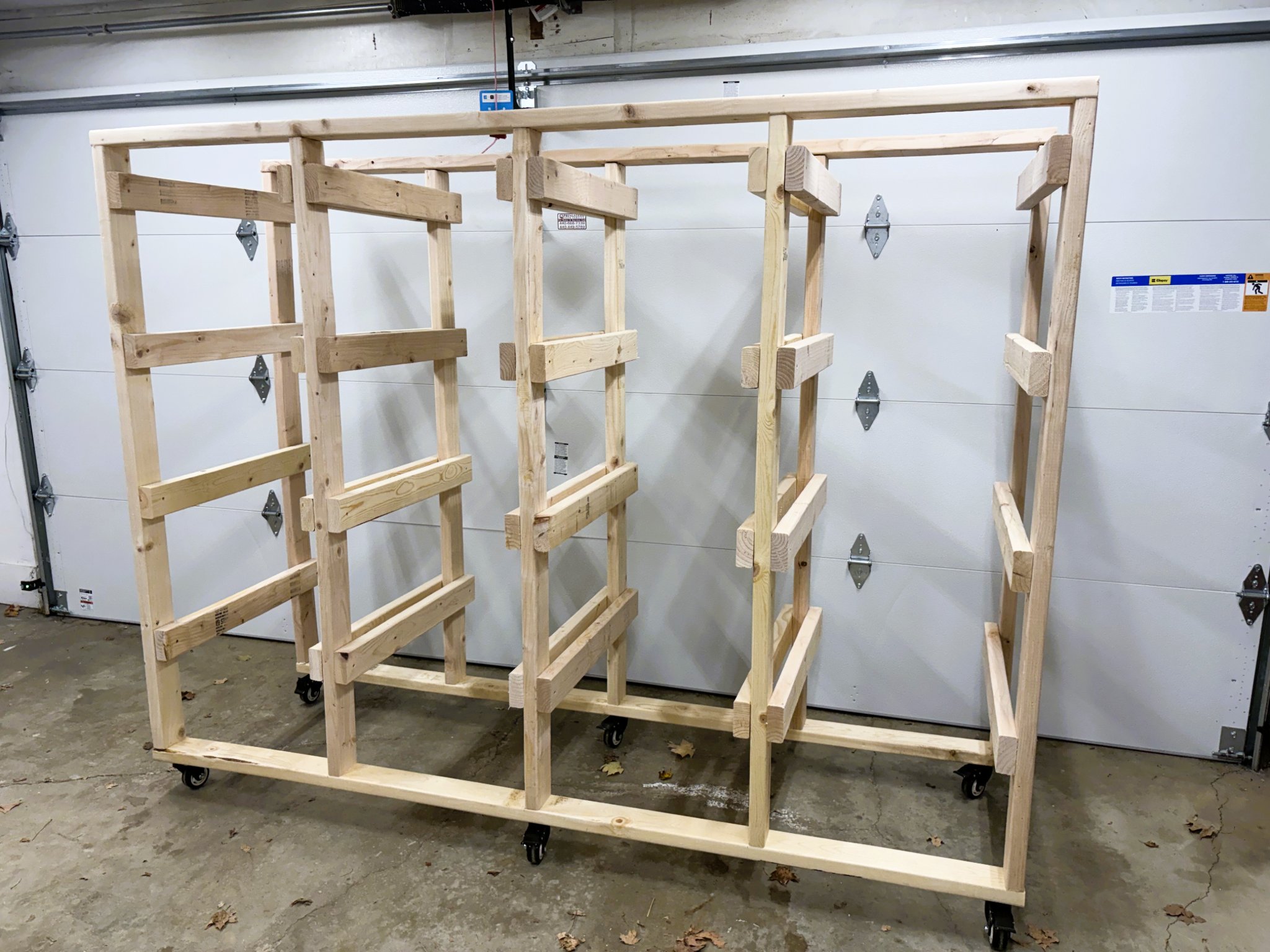 Custom Heavy Duty Tote Racks – 4 to 24 Totes – 15 Sizes Available ...