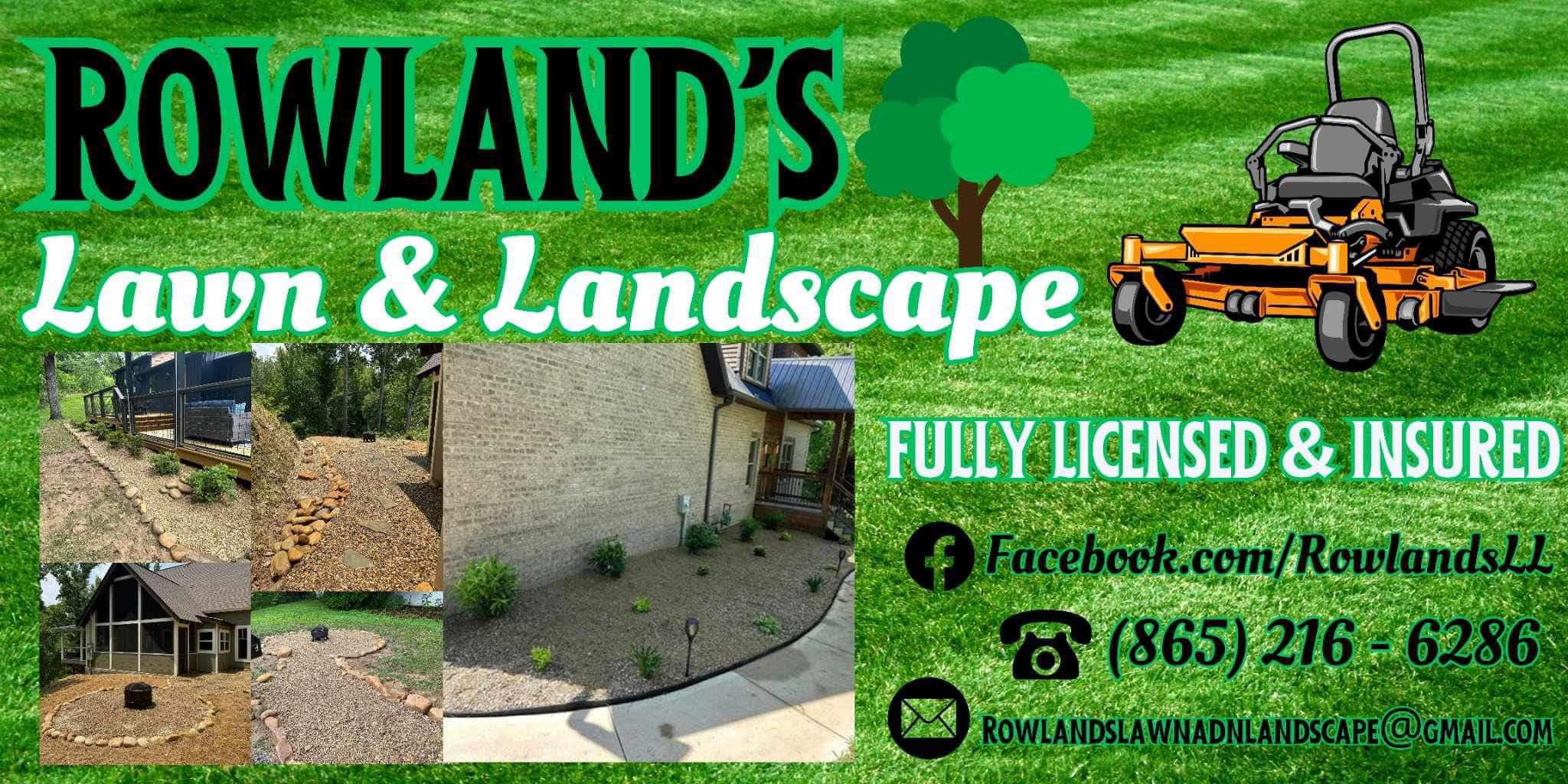 Rowland’s lawn and landscape
