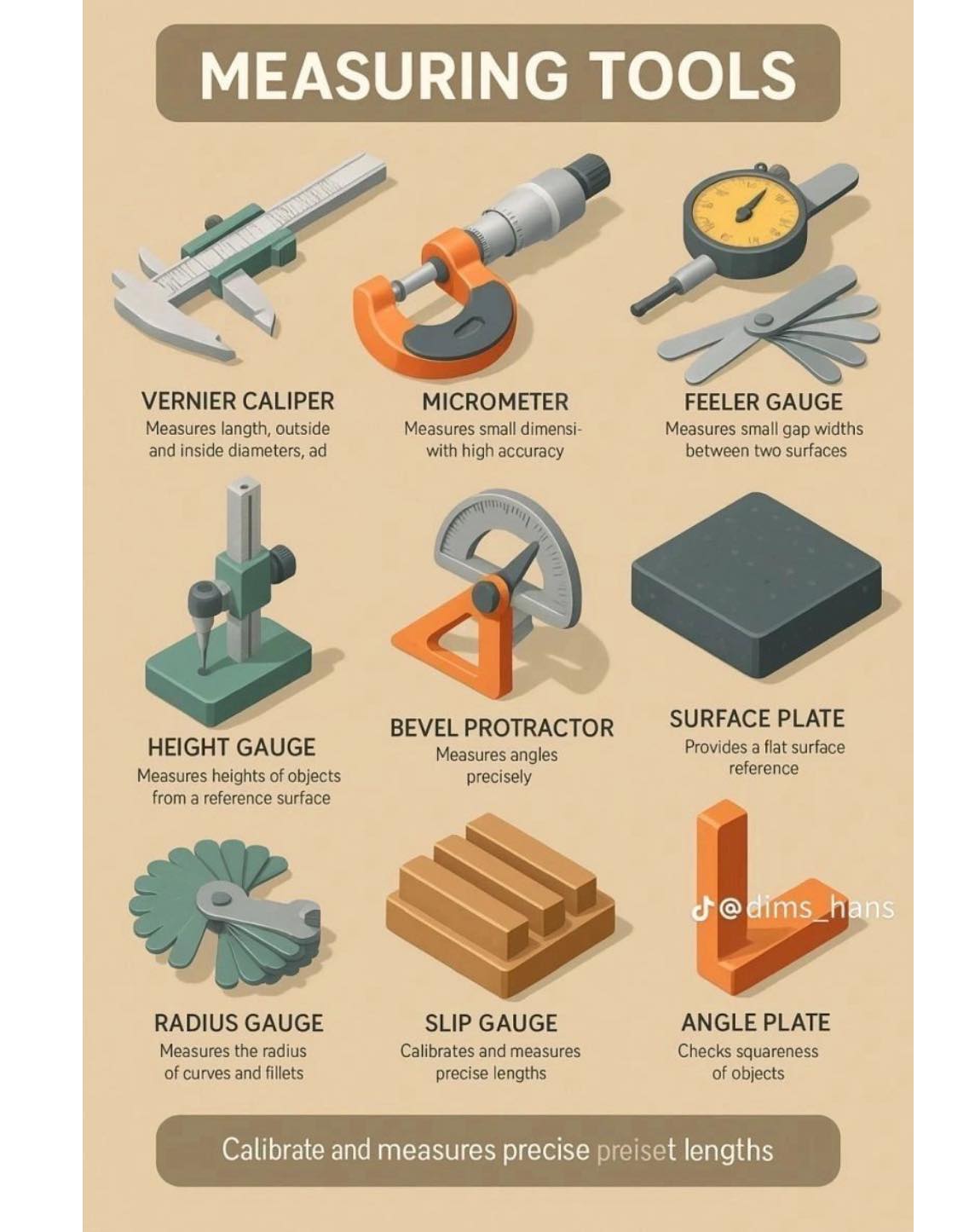 𝗠𝗲𝗰𝗵 - Learn measuring tools in detail. 1. Vernier Caliper Function ...