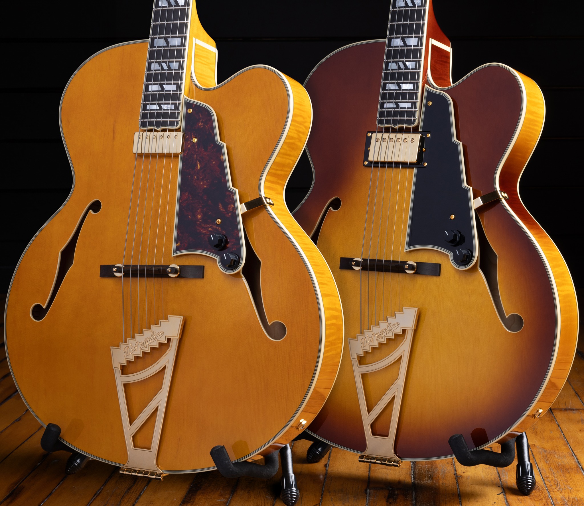 The D'Angelico Guitars Excel Mini DC is a small-body semi-hollow