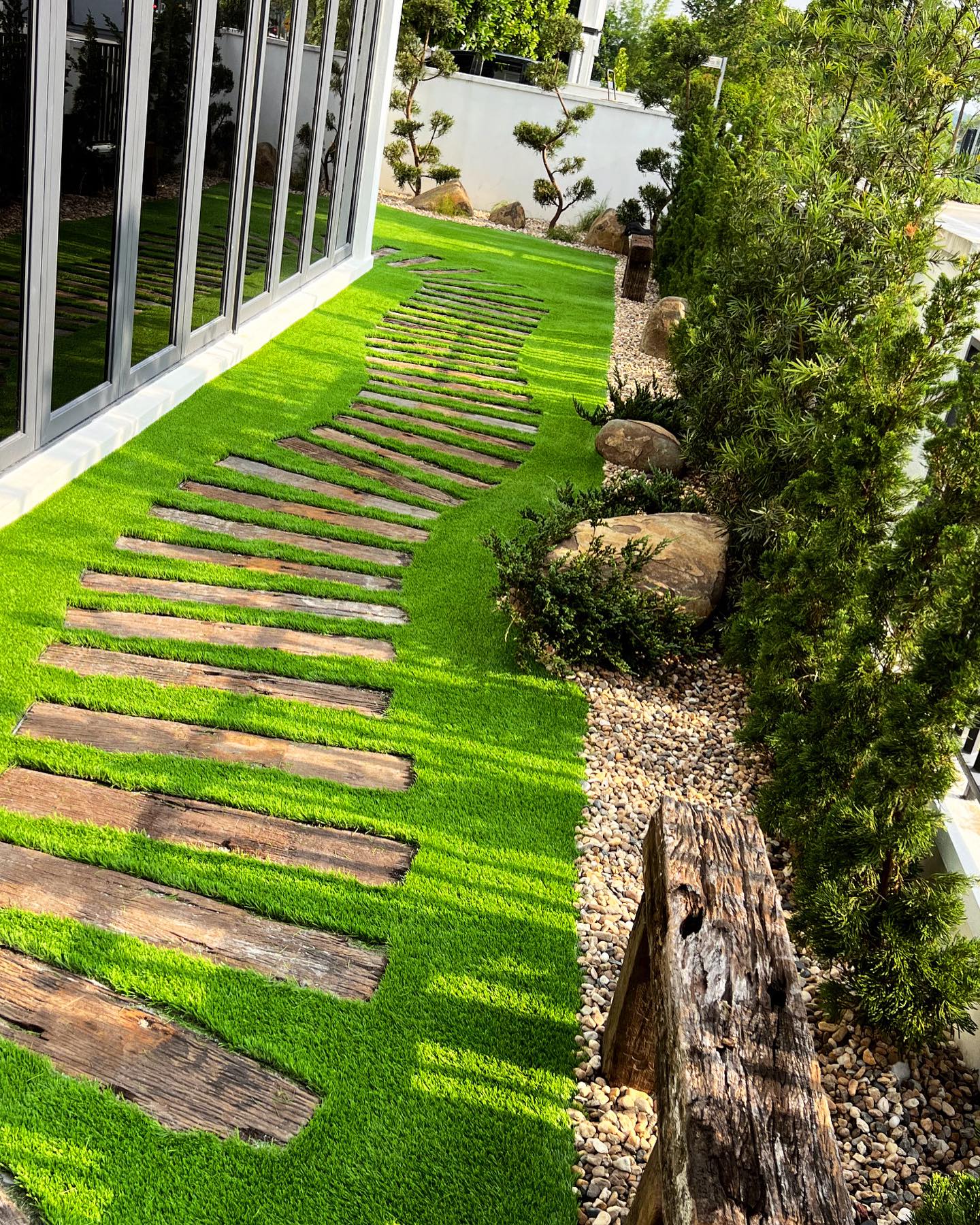 Plant Grass/Tanam rumput/Lanskap/Landscape