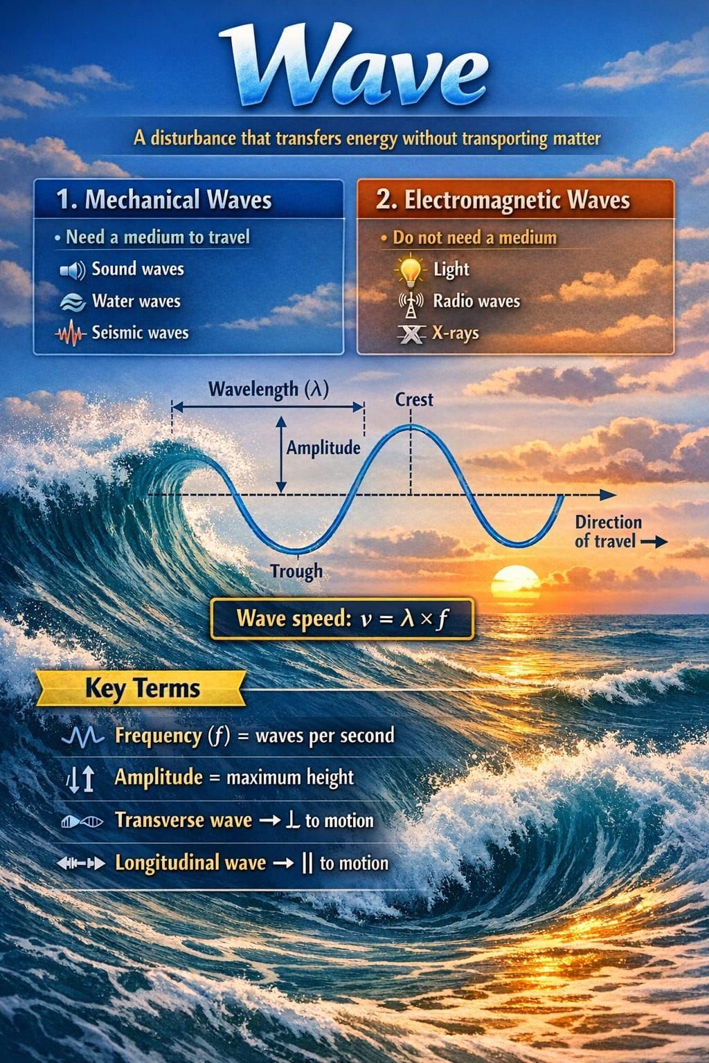 Difference Between Mechanical And Matter Waves With Examples