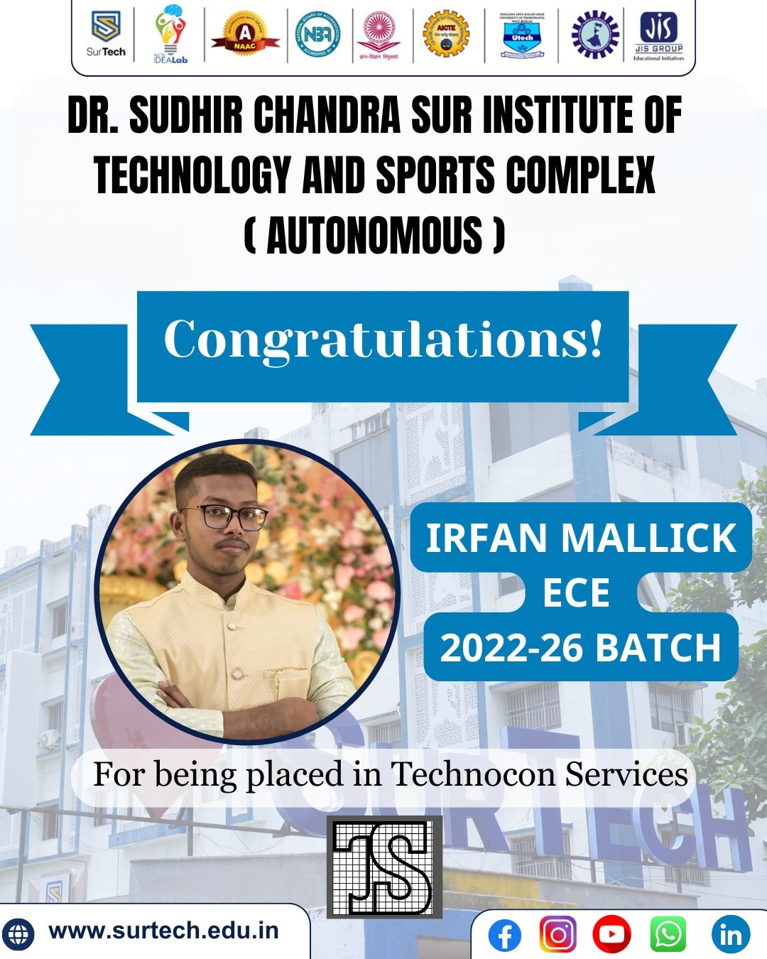 Department of Electronics & Communication Engineering, SurTech | Kolkata