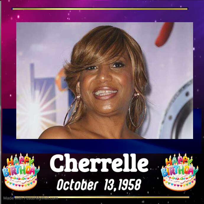 The National - HAPPY 66th BIRTHDAY Cherrelle (Cheryl Anne Norton, R&B ...