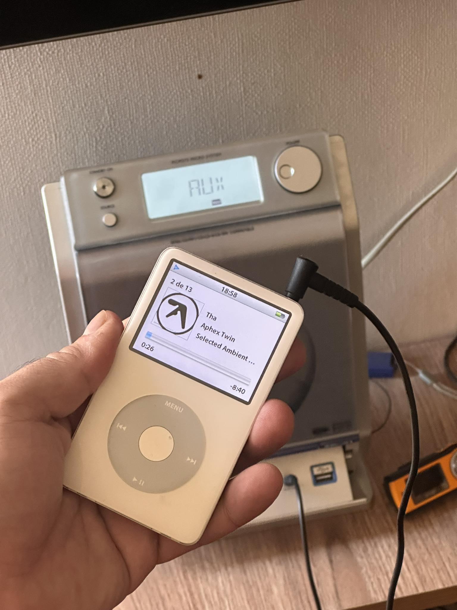 iPod Classic 5 con el famoso DAC Wolfson. Saludos a todos!