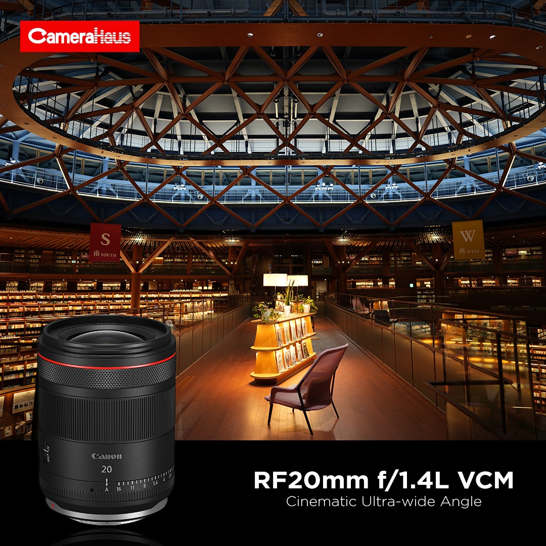 Camerahaus - RF20mm f/1.4L VCM Cinematic Ultra-wide Angle The RF20mm f ...