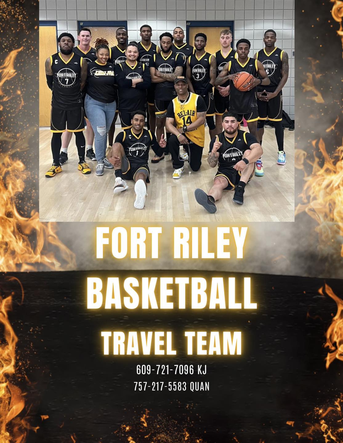 Fort Riley Post Basketball Team