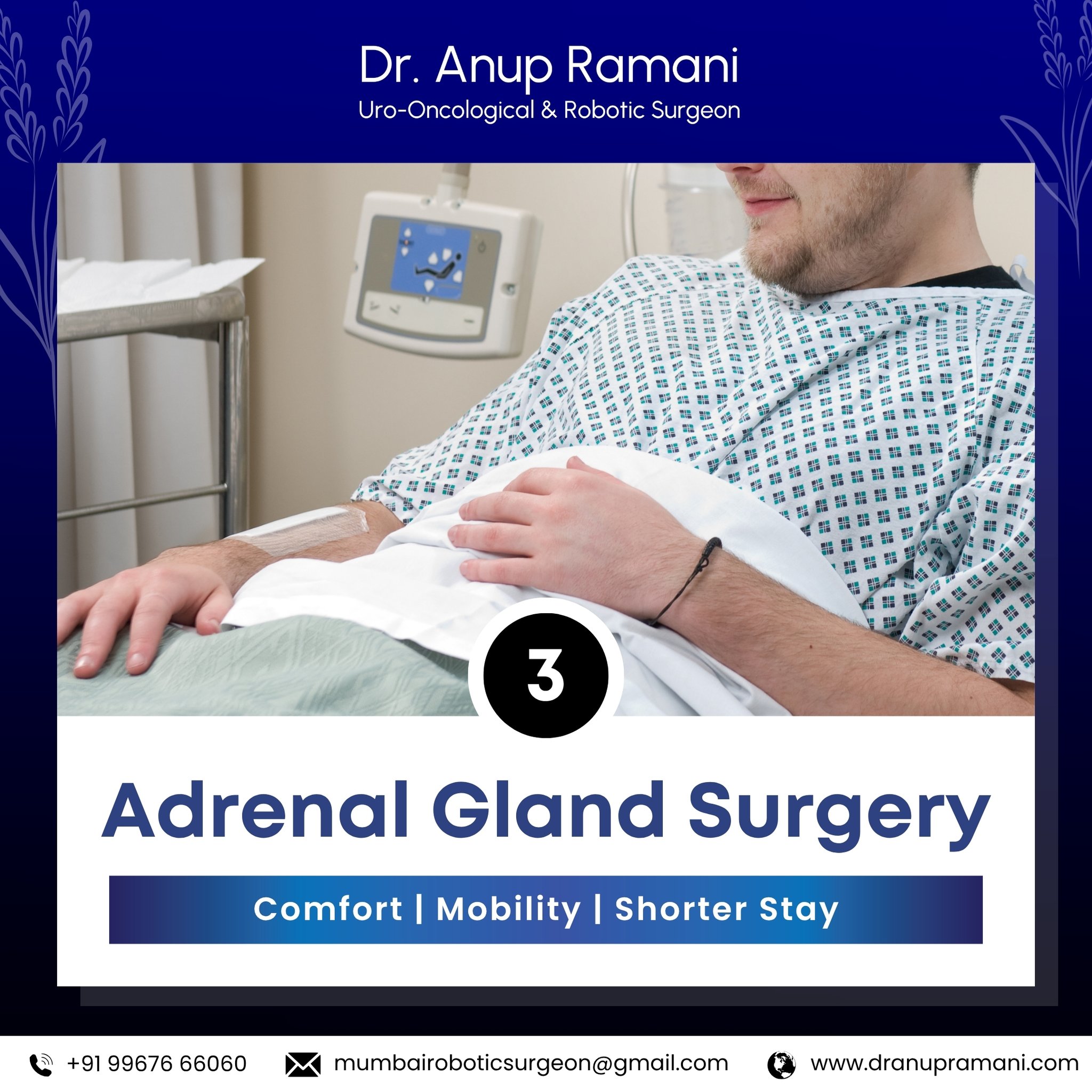 Robotic adrenal gland surgery supports precise treatment with