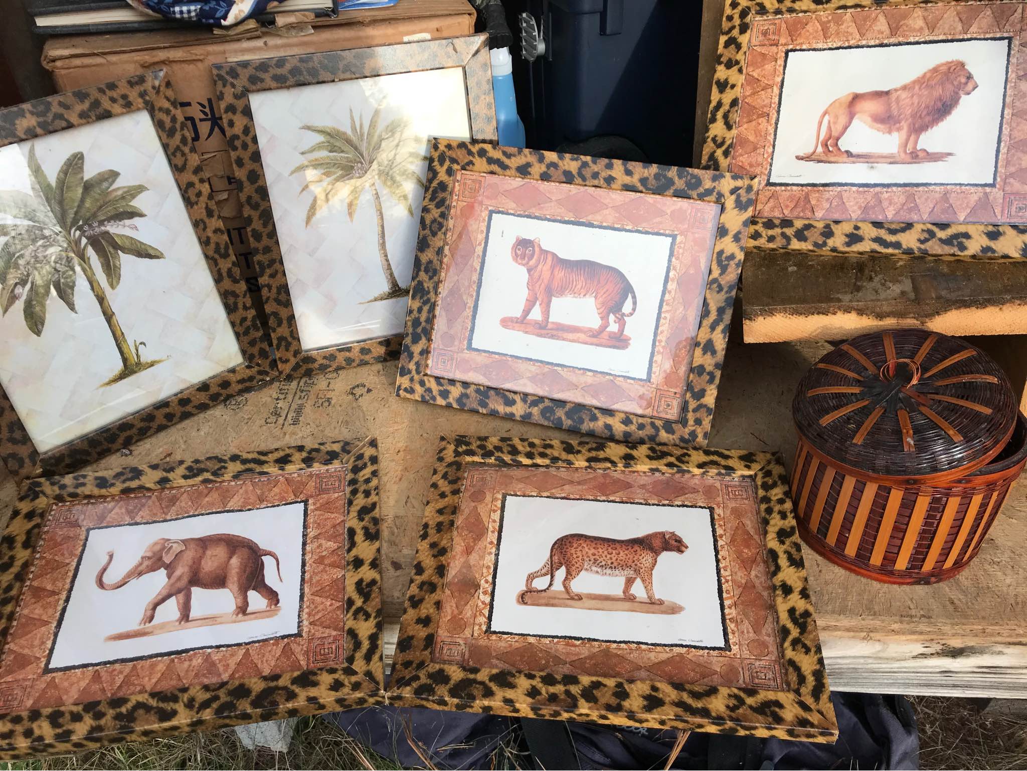 Jungle theme cheetah print picture set - Posters, Prints & Paintings ...