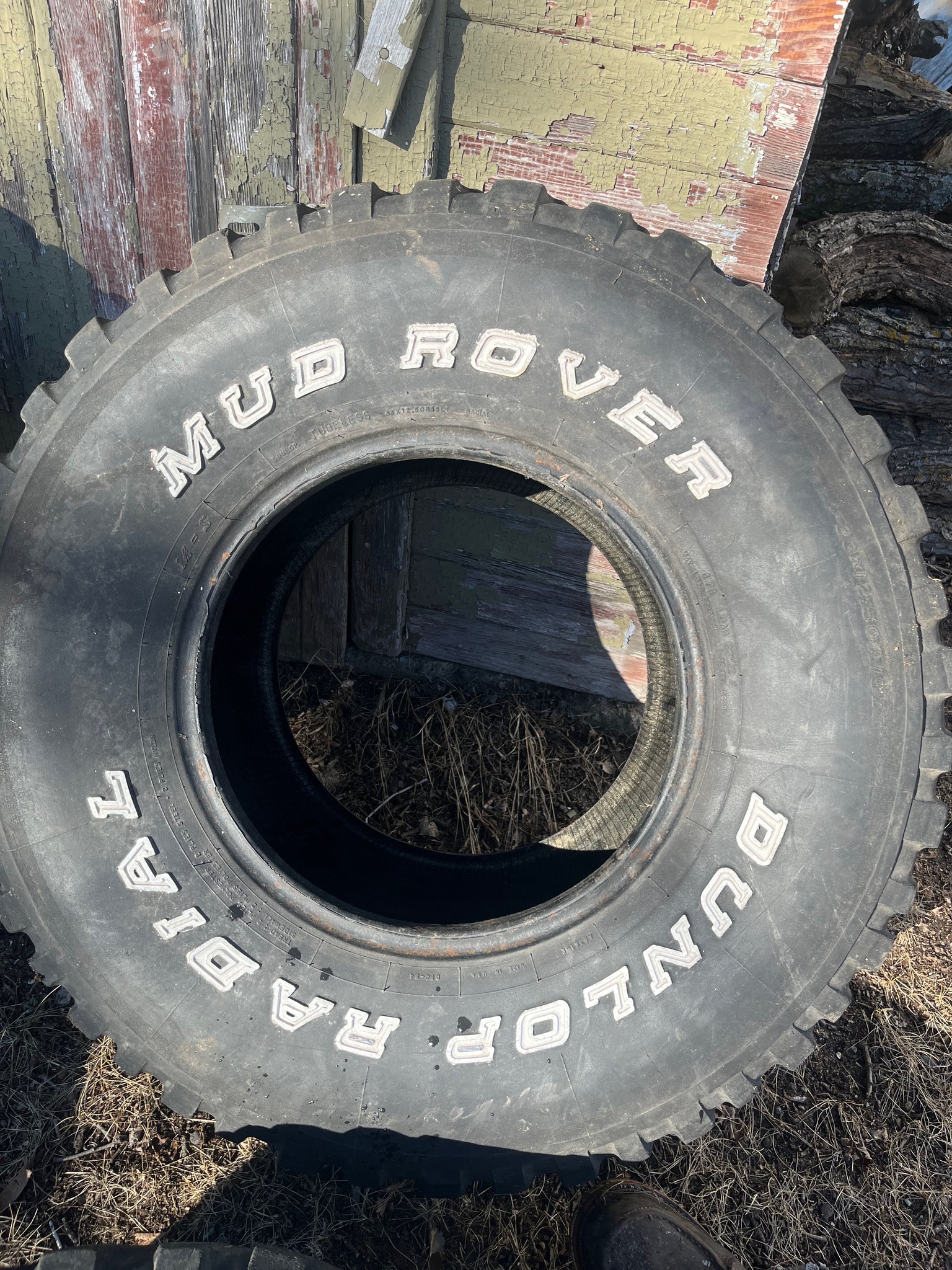 33x12.5 r15 Dunlop mud rovers - Car Wheels, Tires & Parts - Rice ...