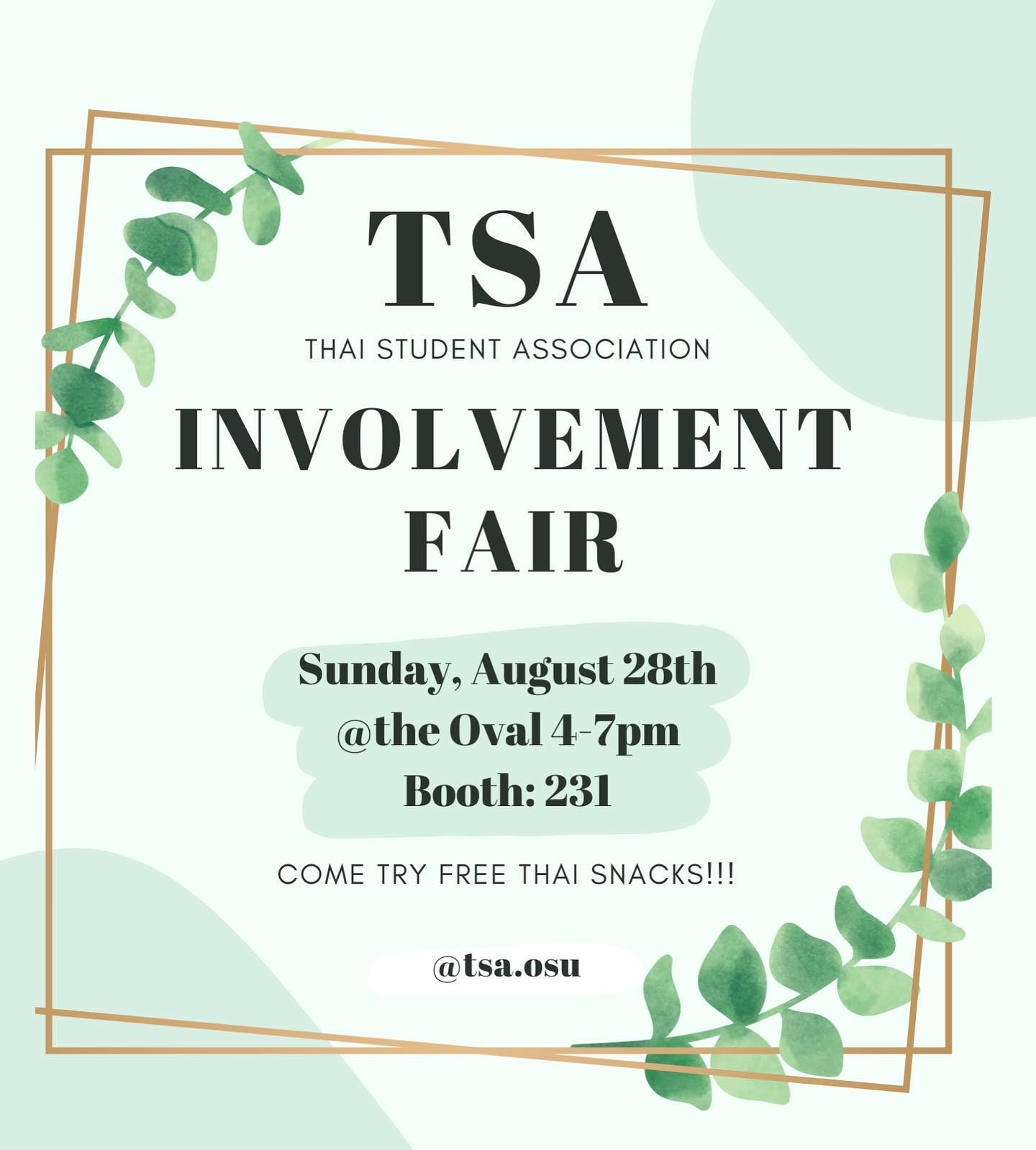 Thai Student Association: The Ohio State University
