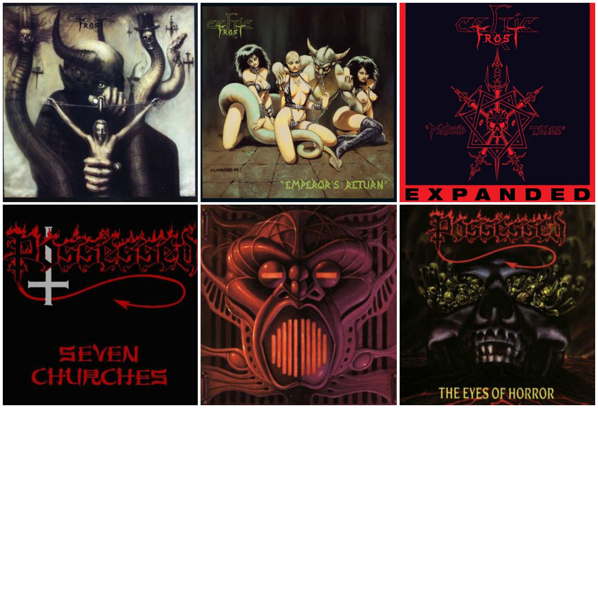 Celtic Frost vs. Coroner ** **Which of these legendary Swiss Metal