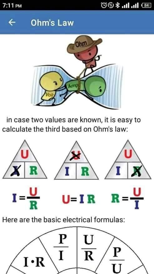 Basic Electrical Formulas Follow me... - Engineering Infinity