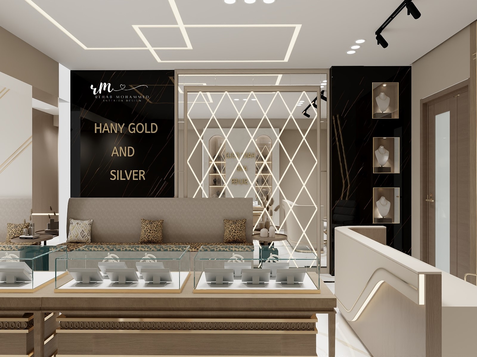 Shadow Decore - Gold & Silver Store Design The design... | Facebook