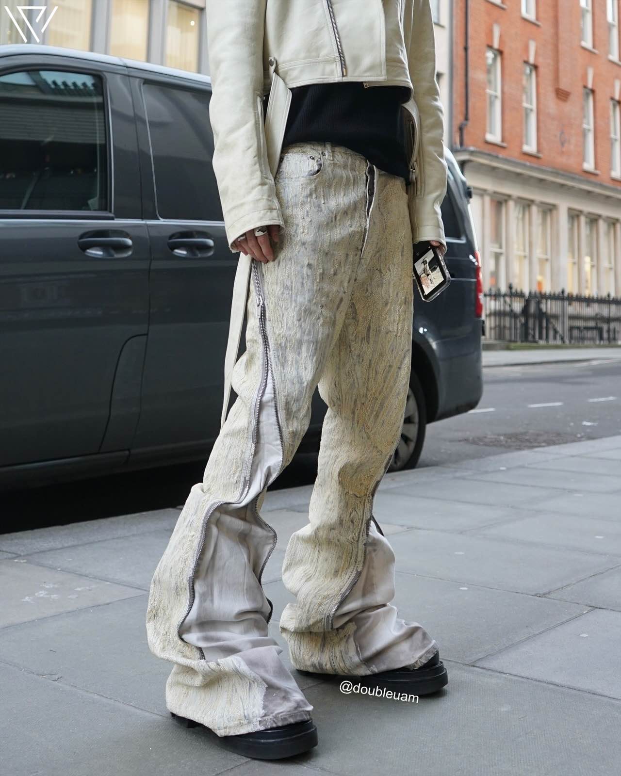 Rick Owens 25SS Runway Bolan Banana Milk - Pants - London, United 