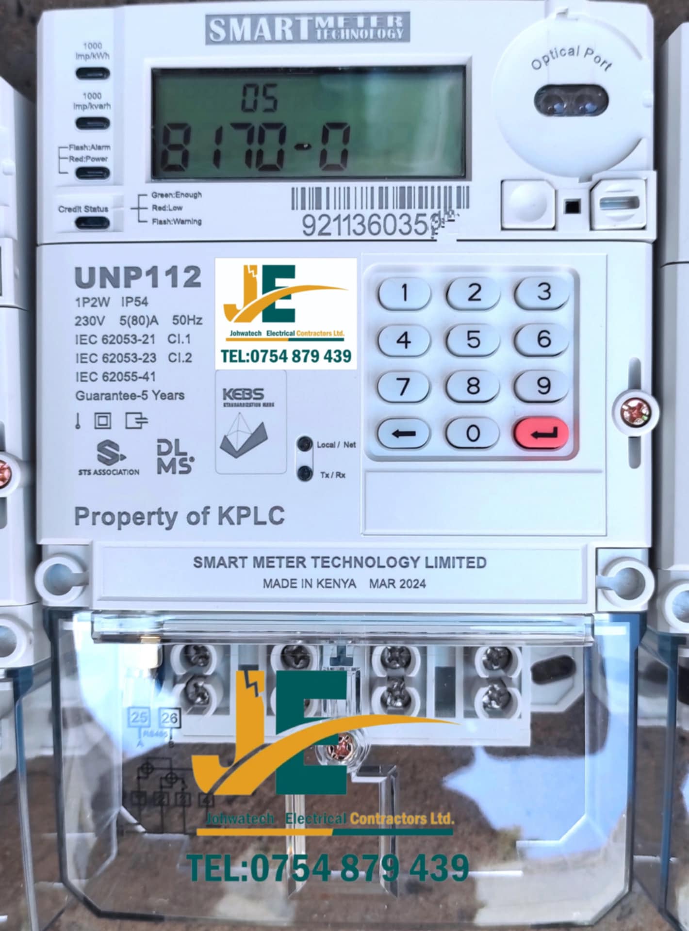 Johwatech - FOR ALL KPLC UTILITY PREPAID ENERGY METER ACTIVATION CODES ...
