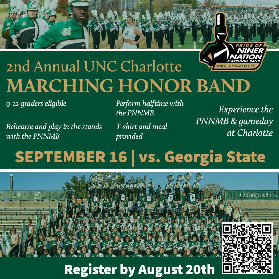 Regis... - UNC Charlotte "Pride of Niner Nation" Marching Band