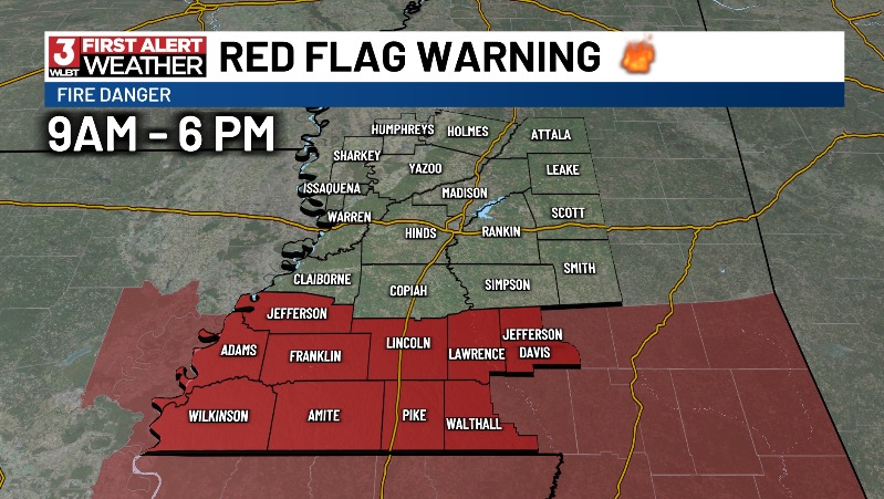 Chase Franks - 🔥 Red Flag Warning remains in effect this... | Facebook