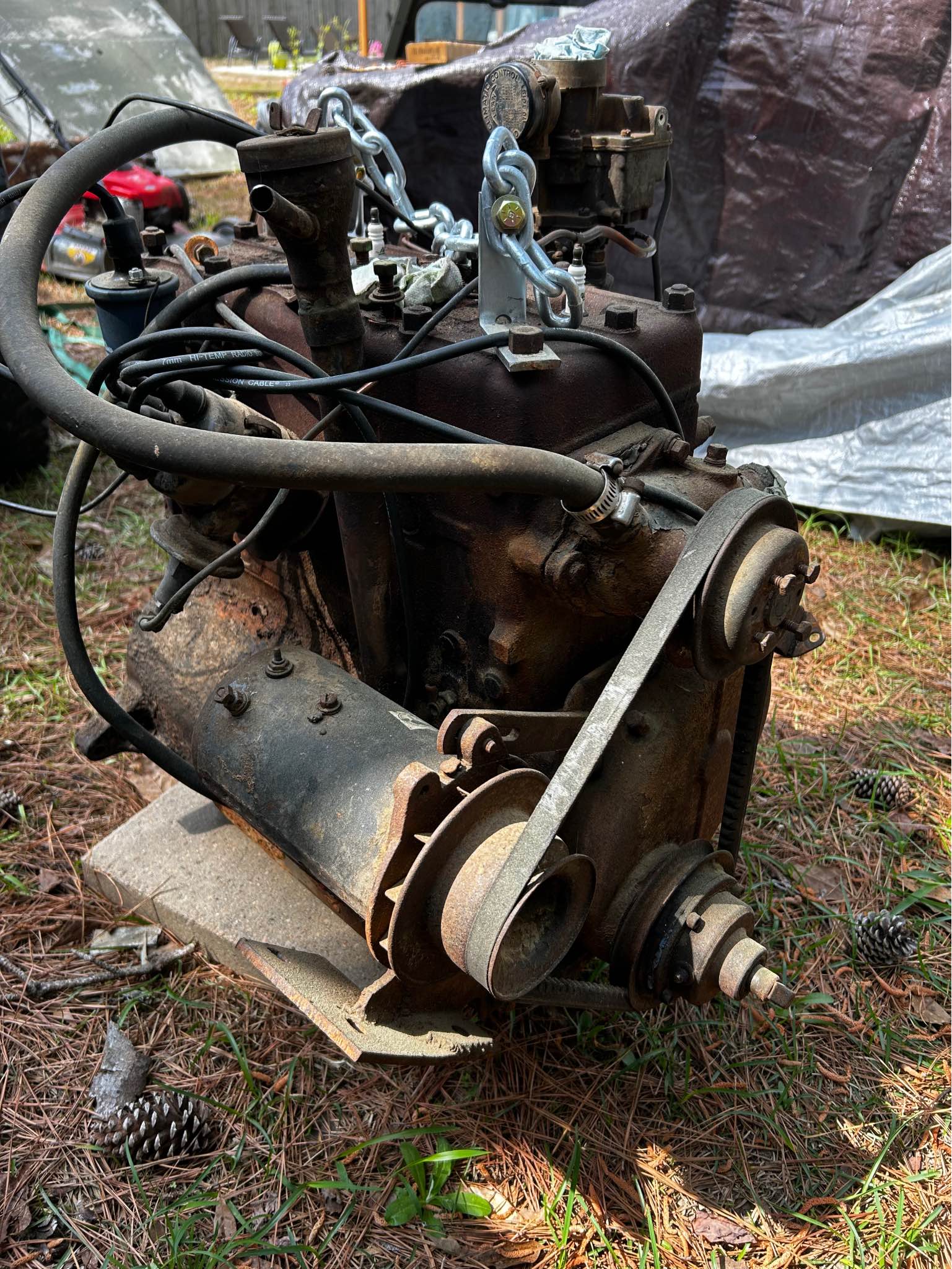 134 L go devil engine. 46 Willys CJ2A Jeep - Car Engines & Engine Parts ...