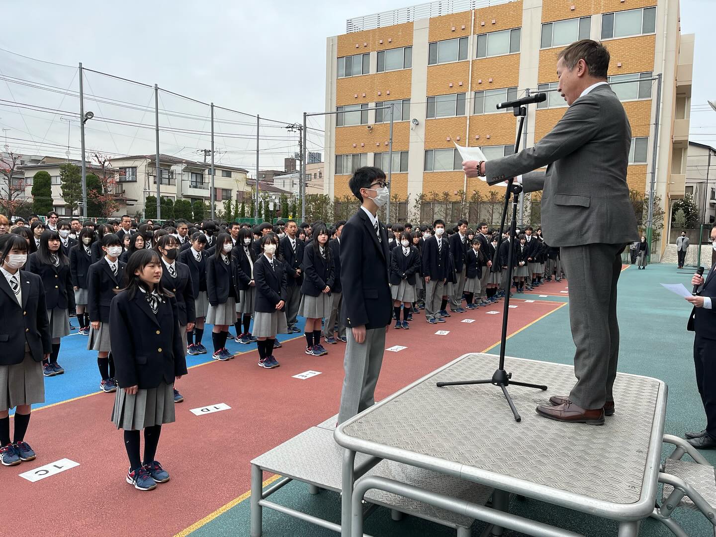 城西大学附属城西中学高等学校 - 2学期終業式を行いました② 終業式の最後に、2学期努力賞表彰を行いました。...