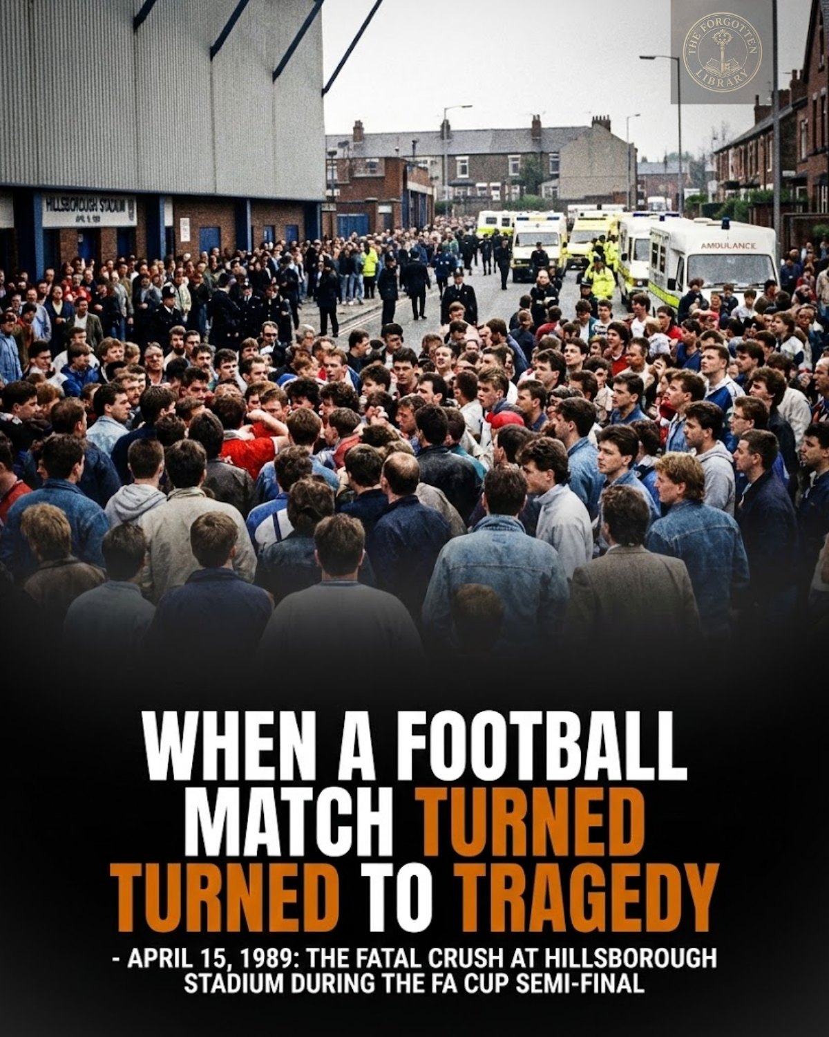 The Forgotten - On April 15, 1989, fans gathered at Hillsborough