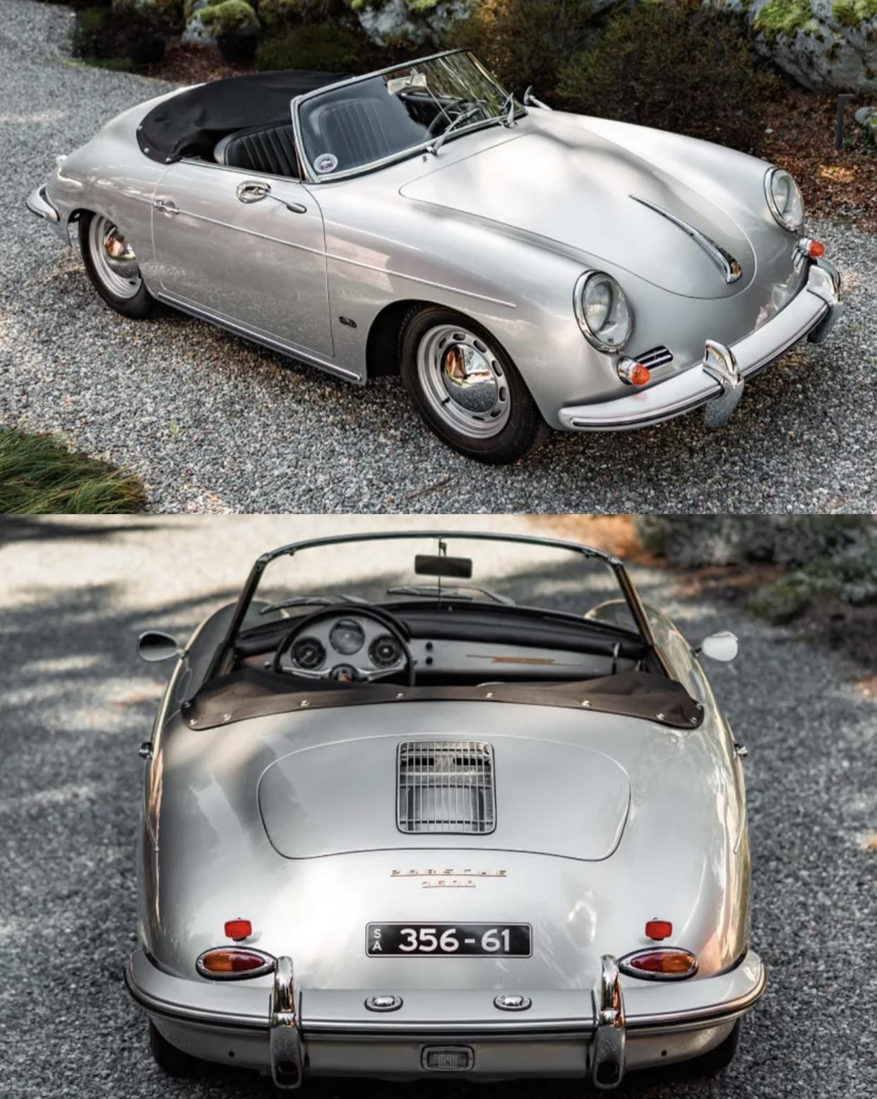 This 1960 Porsche 356 B 1600 Super 90 Roadster by Drauz