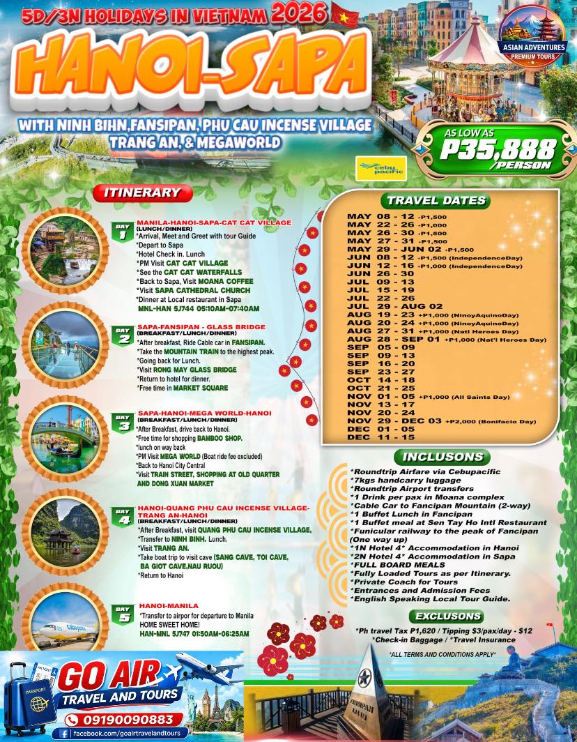🌅 Perfect for first-time travelers! 🇻🇳 First time mag-abroad