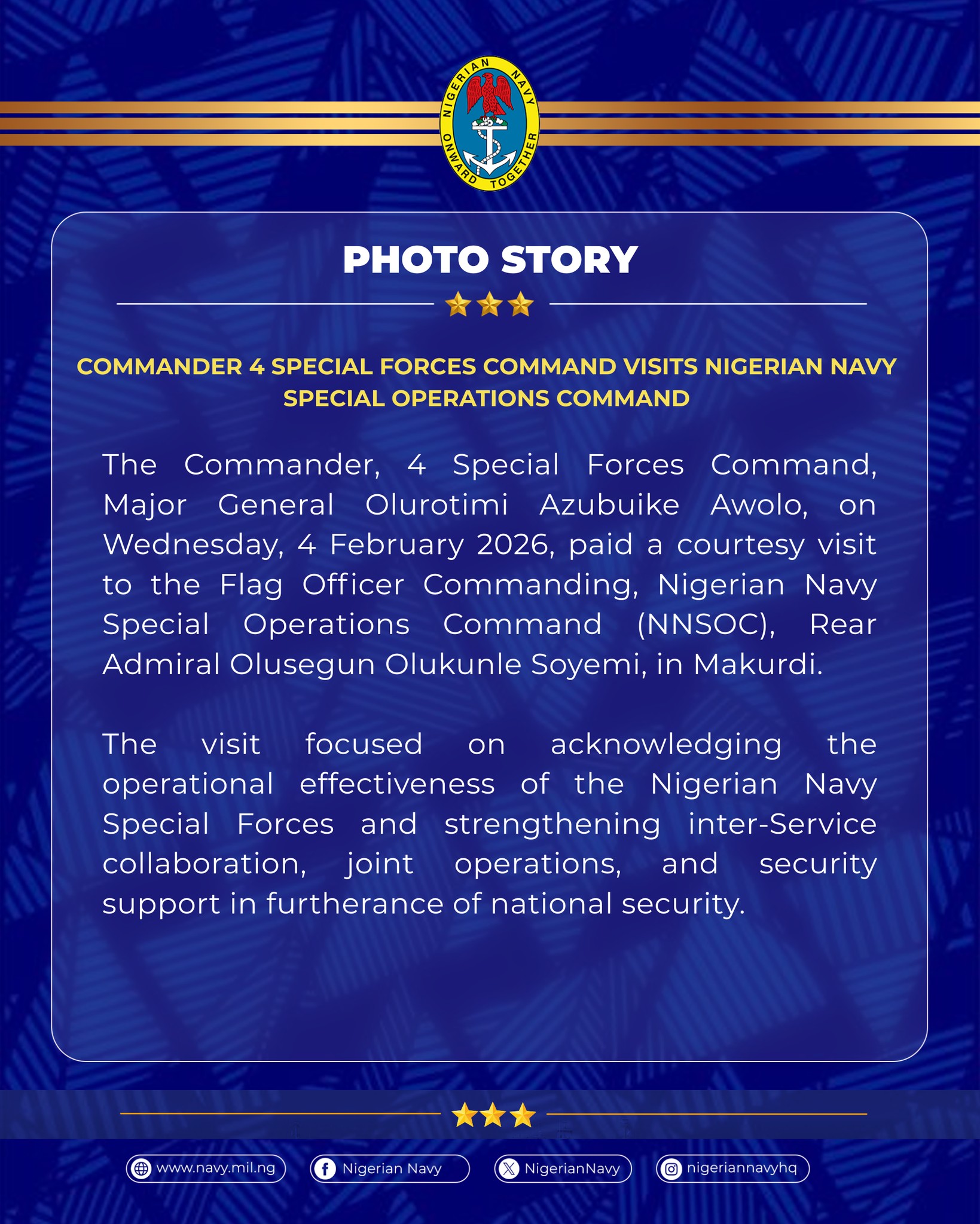 Nigerian Navy - Nigerian Navy added a new photo.